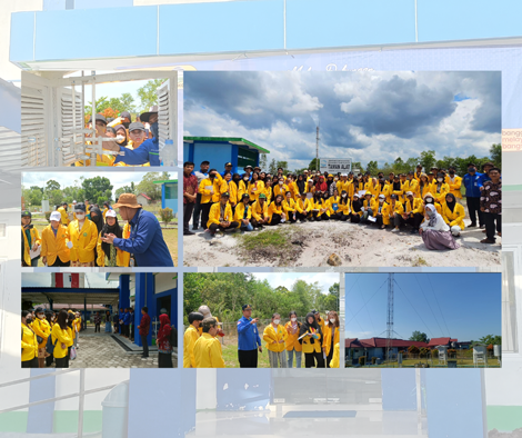Kunjungan Lapangan Mahasiswa Universitas Palangka Raya di Stasiun Meteorologi Kelas I Tjilik iwut