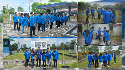 Stasiun Meteorologi Kelas I Tjilik Riwut Terima Kunjungan Mahasiswa Universitas Muhammadiyah Palangka Raya