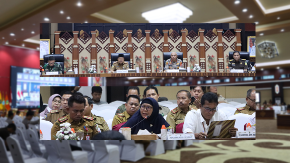 Rapat Koordinasi Evaluasi Penanganan Darurat Kebakaran Hutan dan Lahan di Wilayah Provinsi Kalimantan Tengah 2023