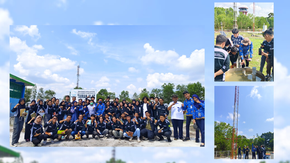Kunjungan Kuliah Lapangan Mahasiswa Universitas Muhammadiyah Palangka Raya di Stasiun Meteorologi Kelas I Tjilik Riwut